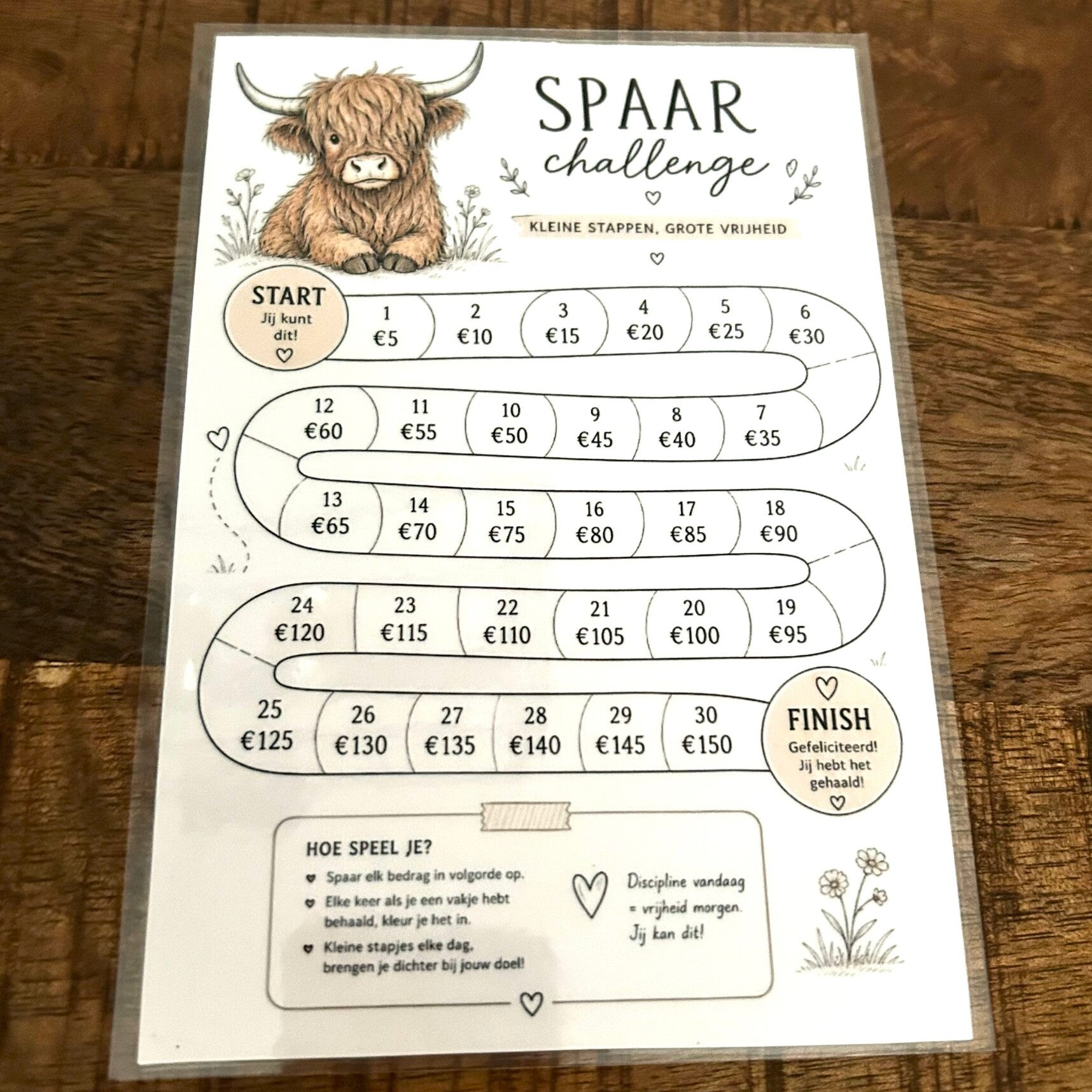 Spaar challenge hooglander A5