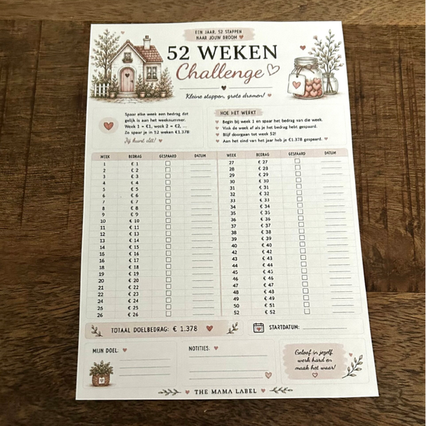 52 weken challenge A5