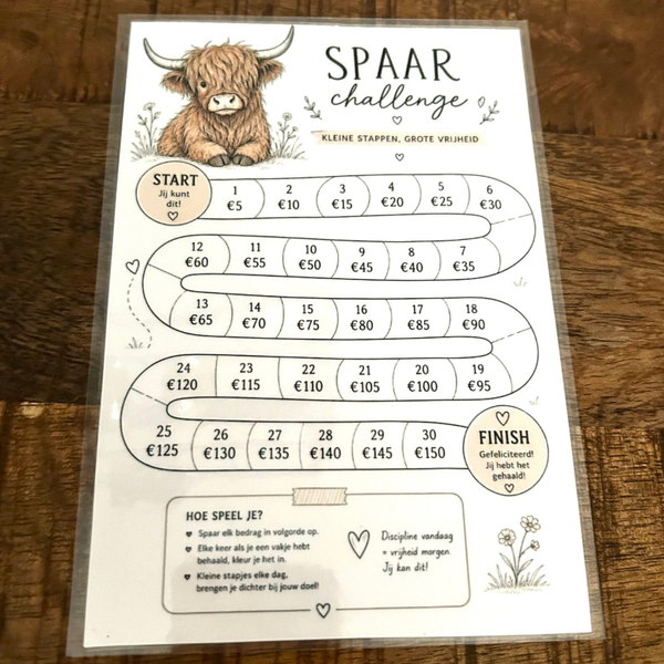 Spaar challenge hooglander A5