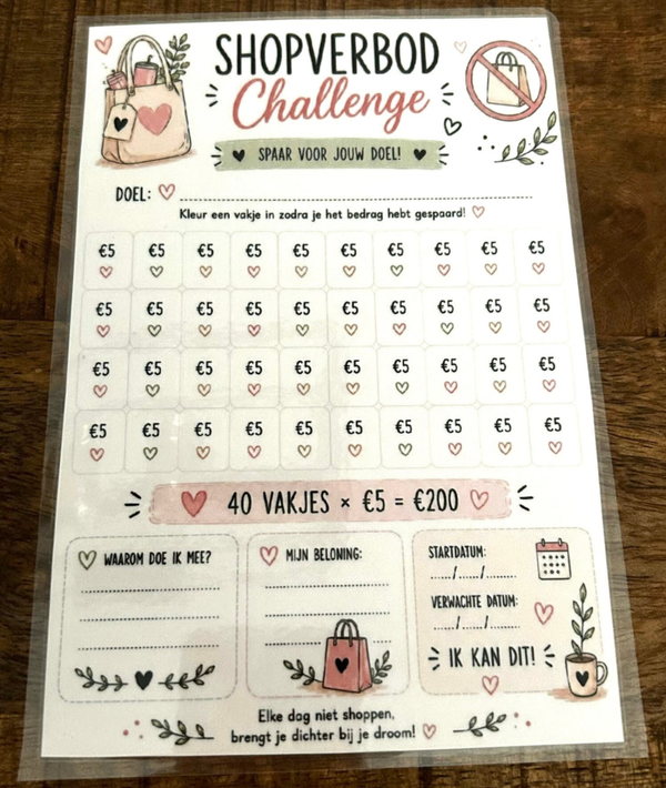 A5 shopverbod challenge