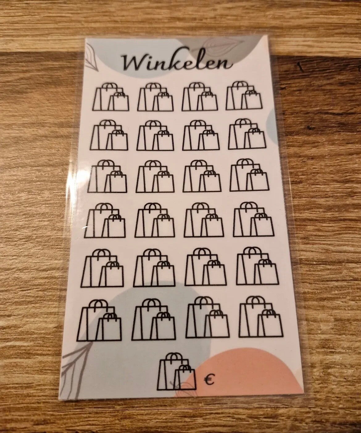 Winkelen Challenge – Spaarkaart