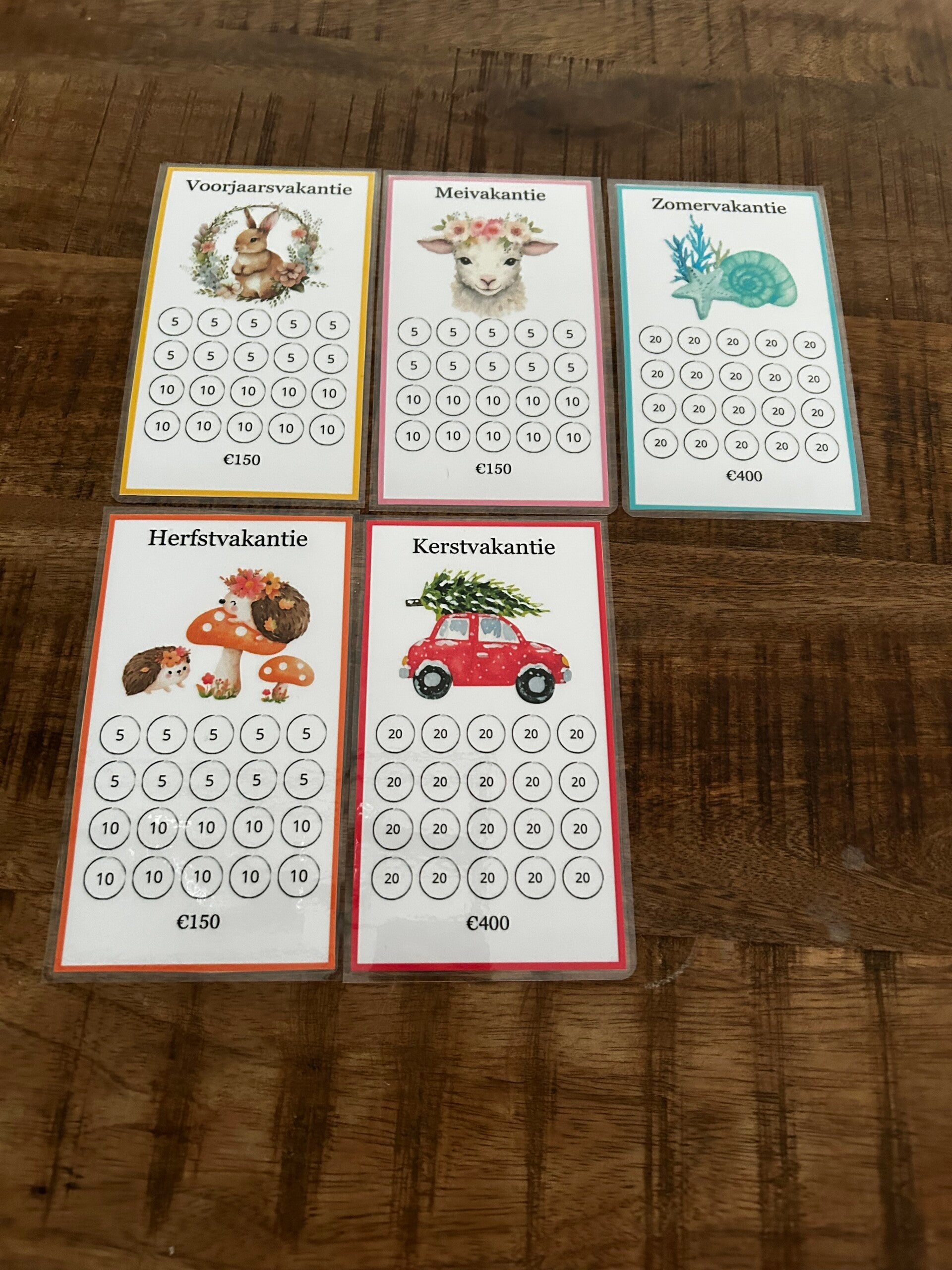 Vakantie Spaarchallenge Set A6
