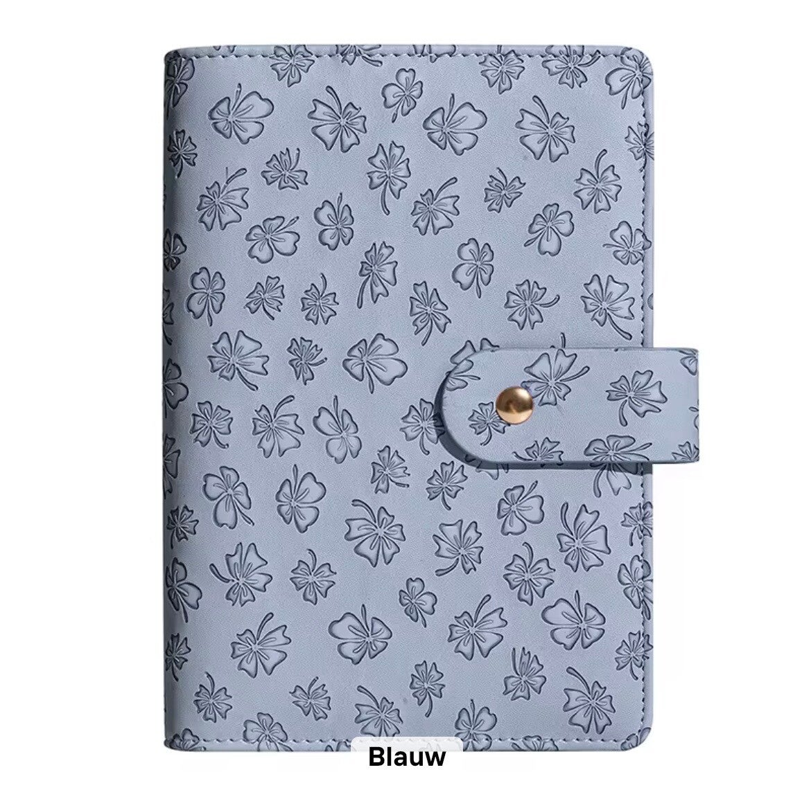 Binder klavertjes Blauw A6