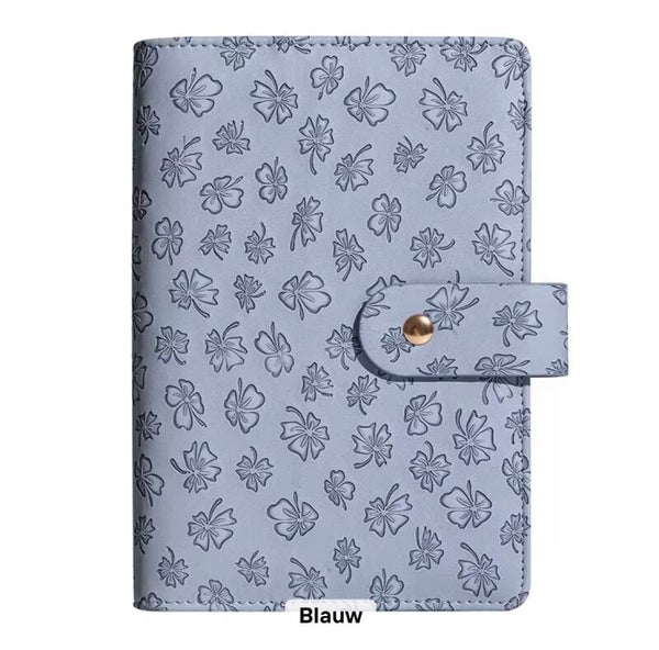 Binder klavertjes Blauw A6