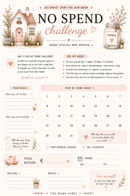 No spend challenge A5