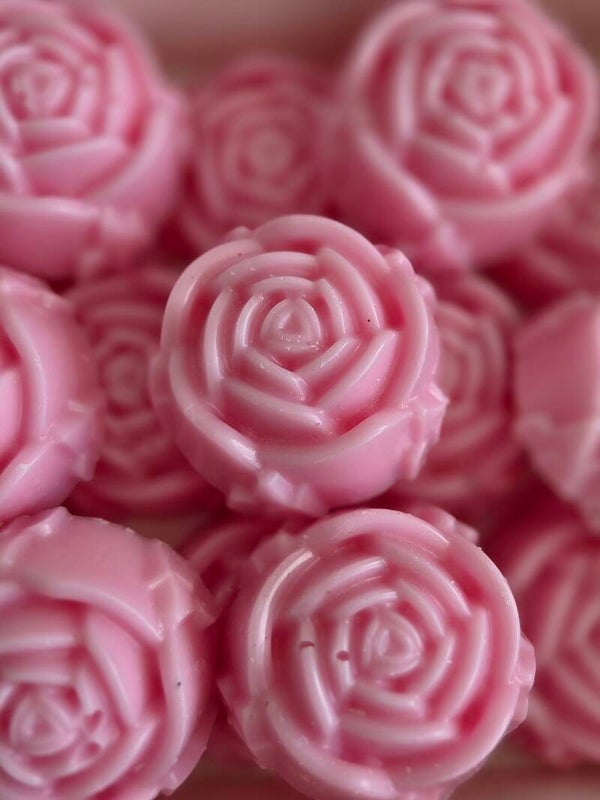 Waxmelt frosted rose