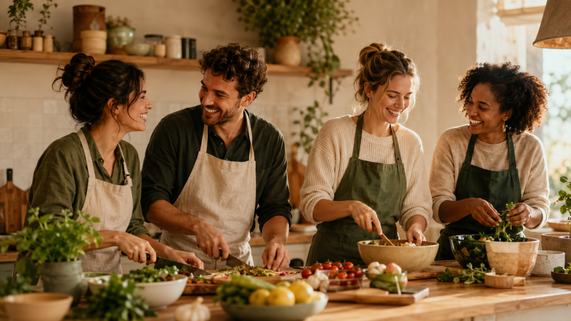 Gezellige kookdate voor singles bij Foodlab by Mirjam in Zwolle/Kampen