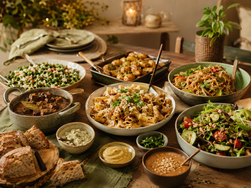 Buffet op maat met verschillende huisgemaakte gerechten van Foodlab by Mirjam