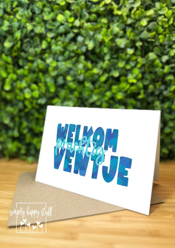 Hoera een prachtige jongen