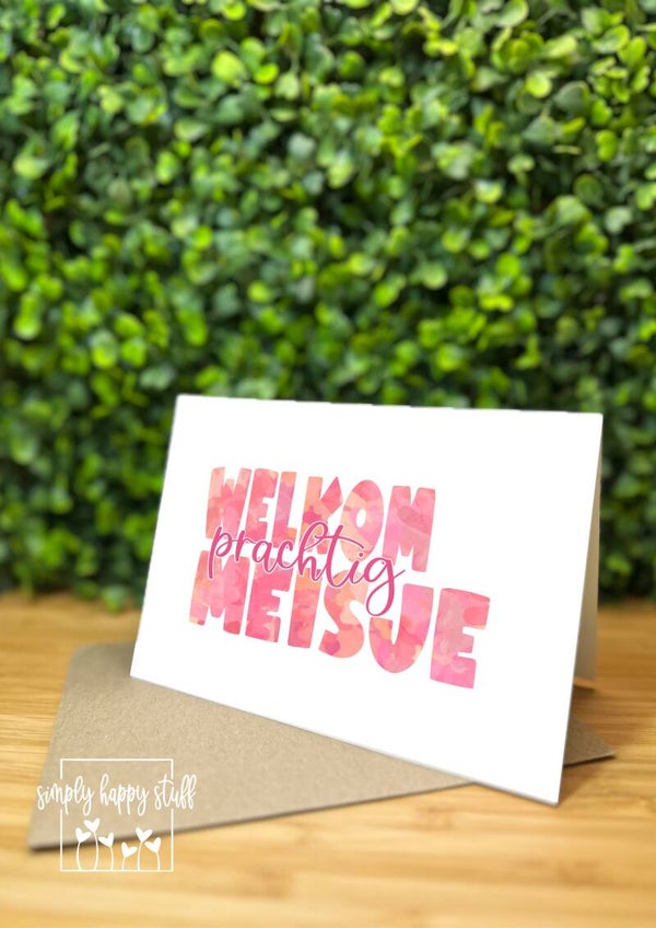 Welkom prachtig meisje