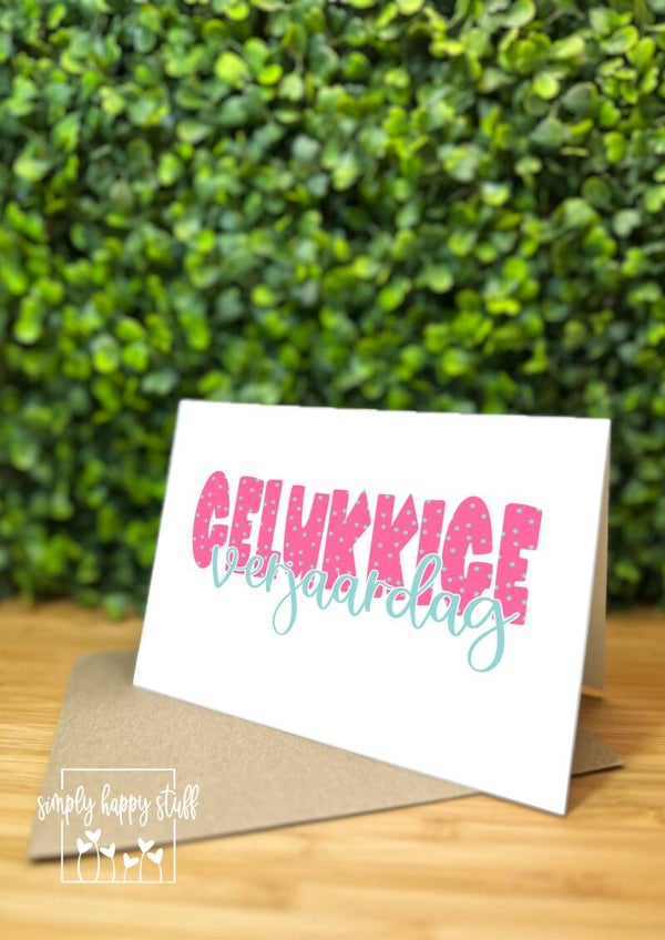 Gelukkige Verjaardag