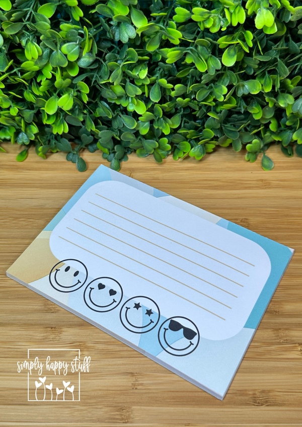 Notitieblokje - Smileys