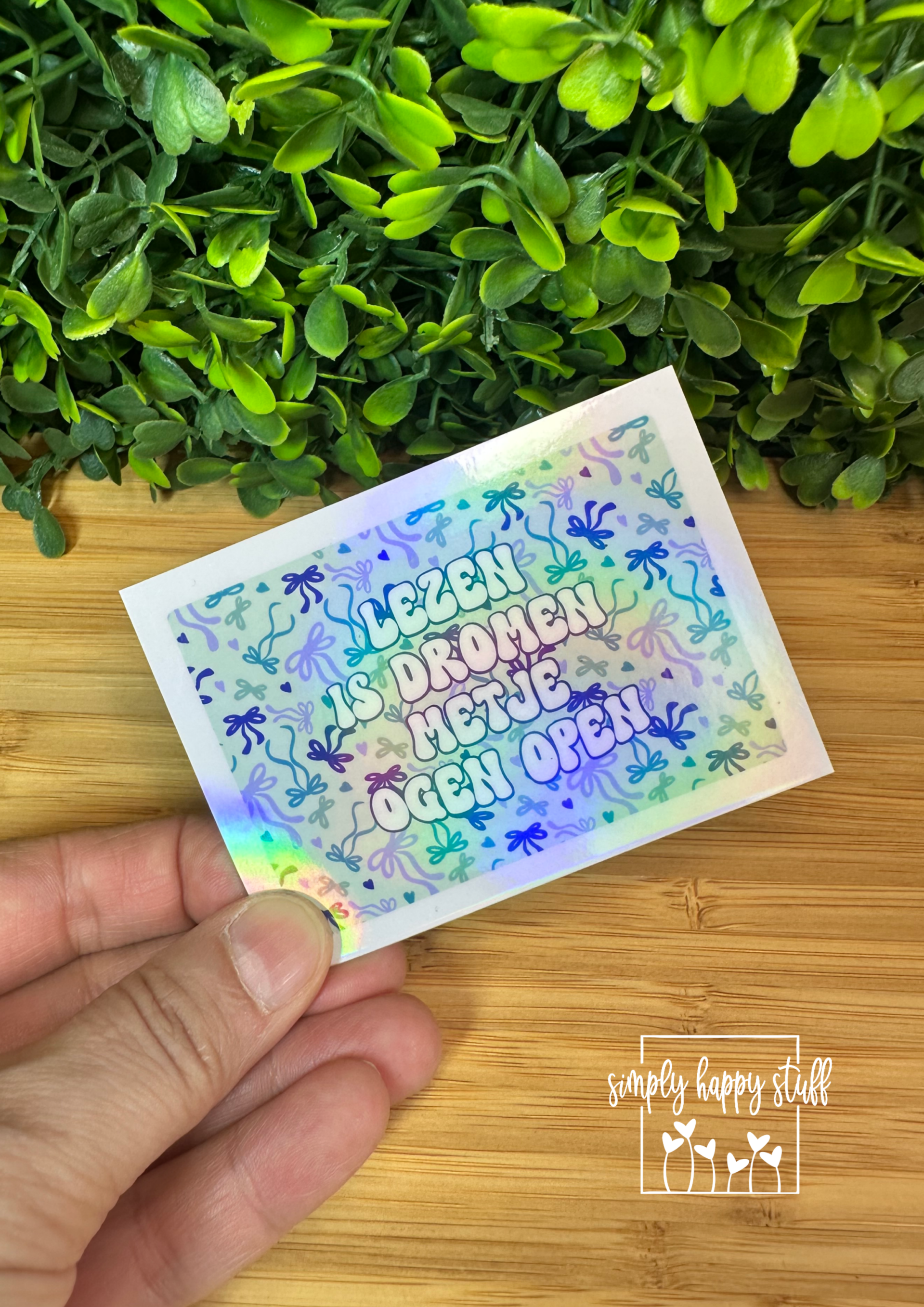 Koelkast magneet: Lezen is dromen met je ogen open