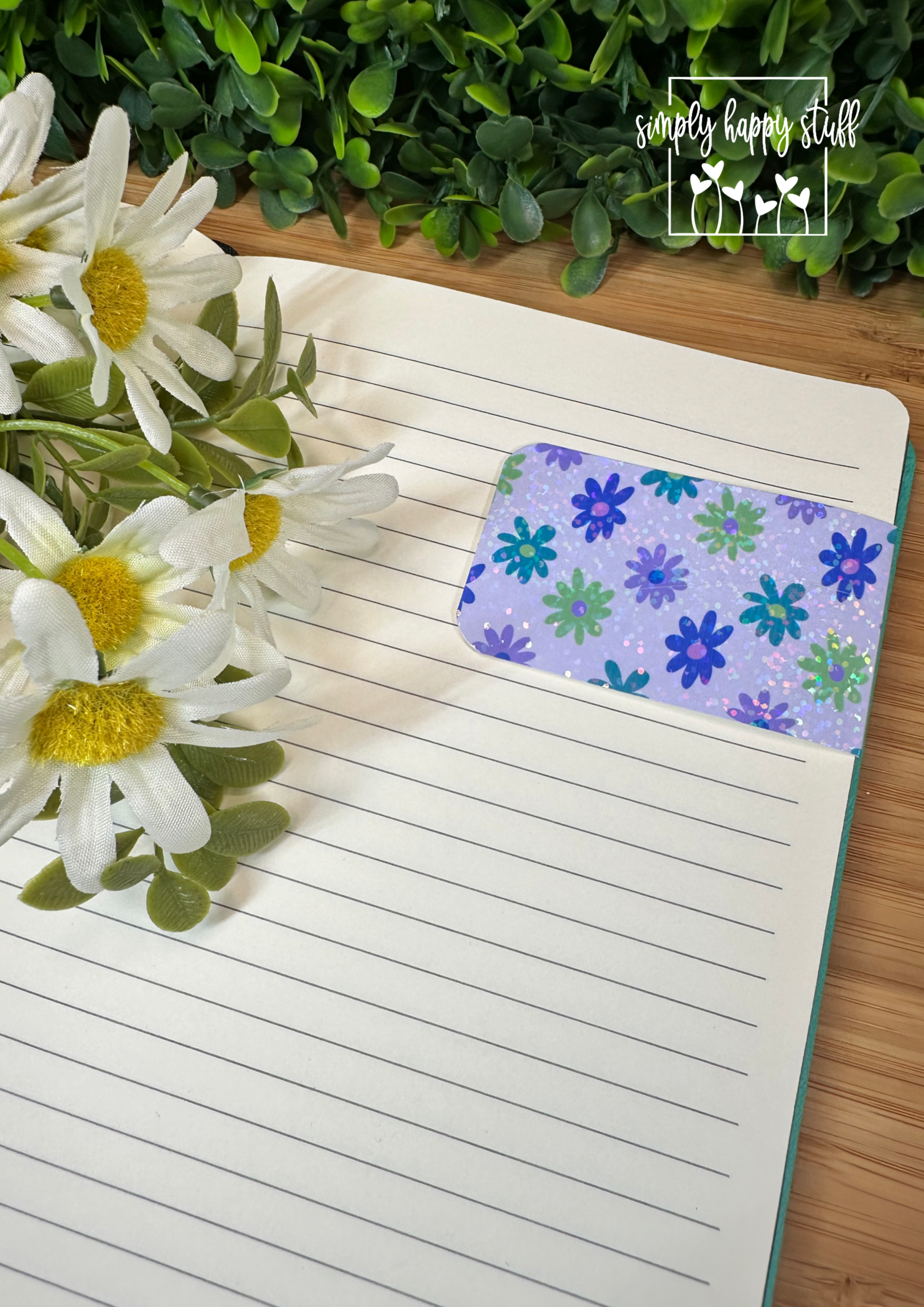 Magnetische bladwijzer mét glitter