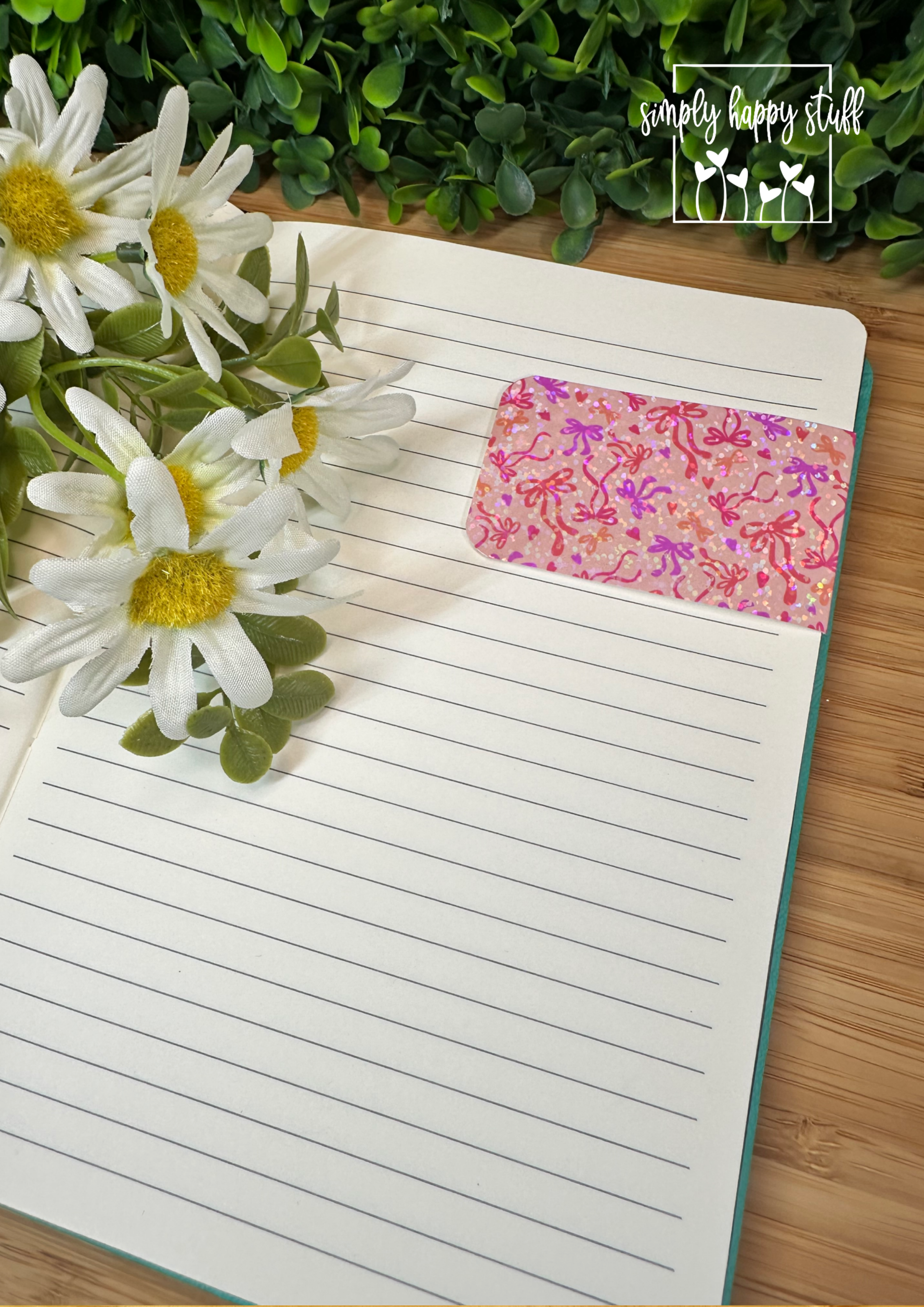 Magnetische bladwijzer mét glitter