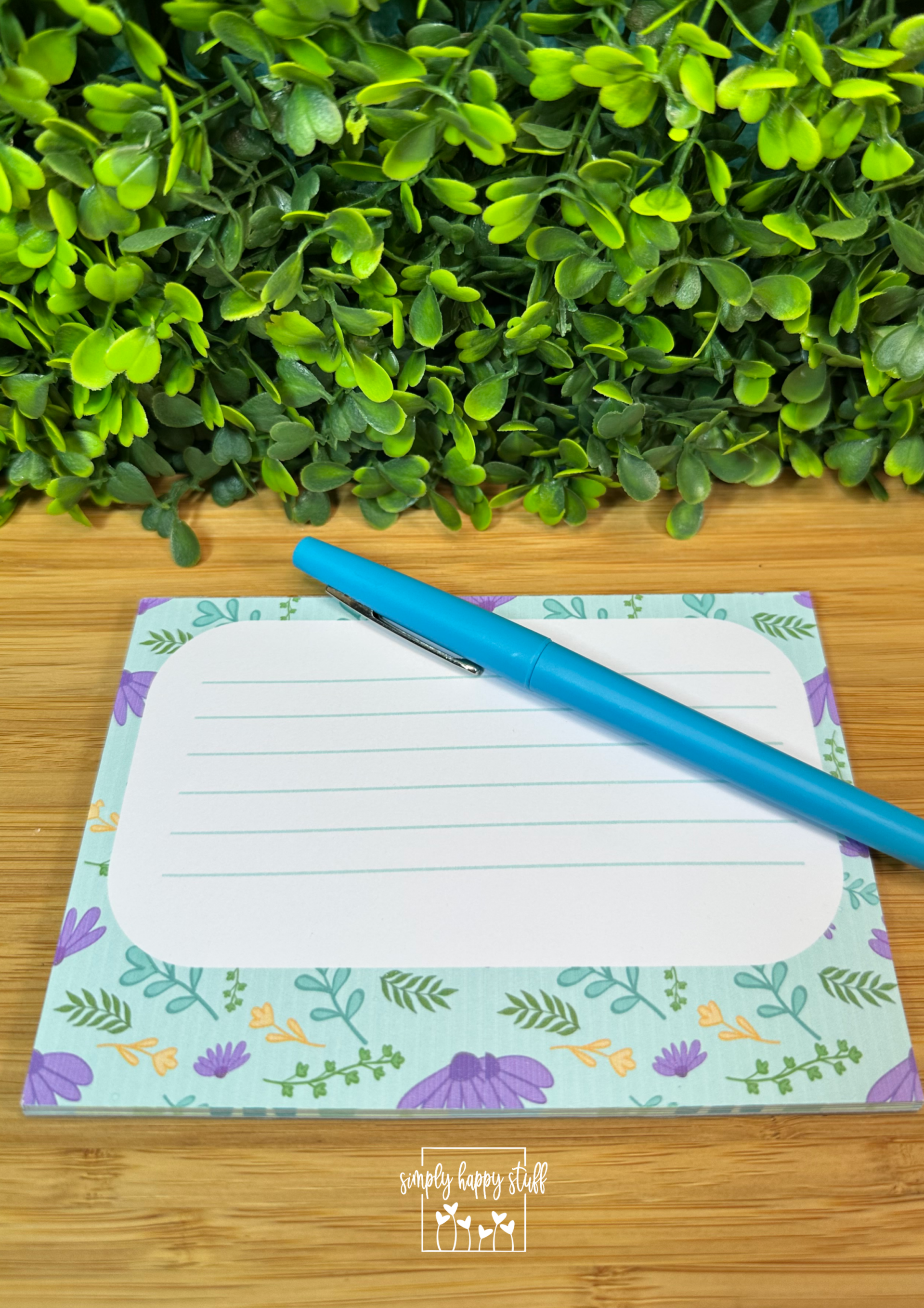 Vrolijk notitieblokje