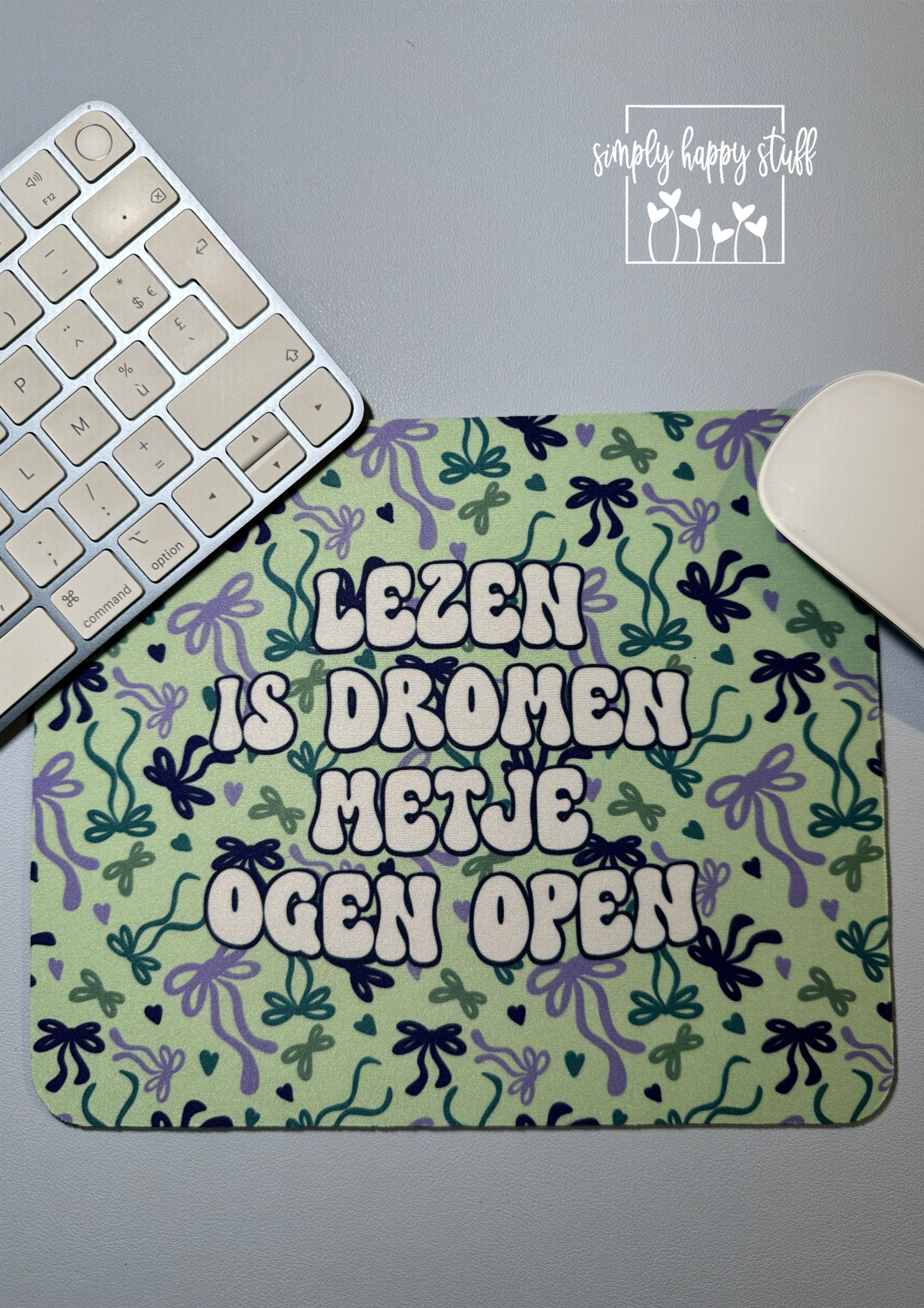 Liefdevolle muismat: Lezen is dromen met je ogen open