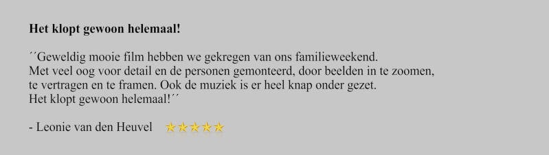 Reviews www.jouwfilm.nl