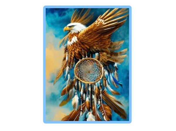 Diamond Painting -Canvas 50x40cm - Painting 45x35cm Eagle"