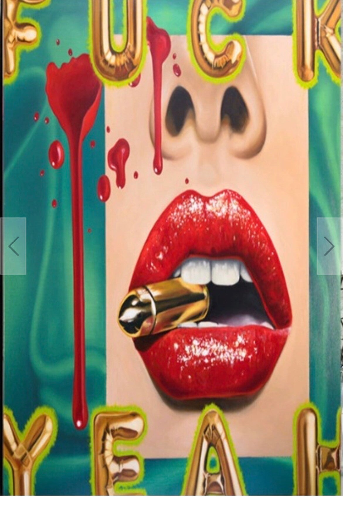 Diamond Painting -Canvas 50x40cm - Painting 45x35cm Lips