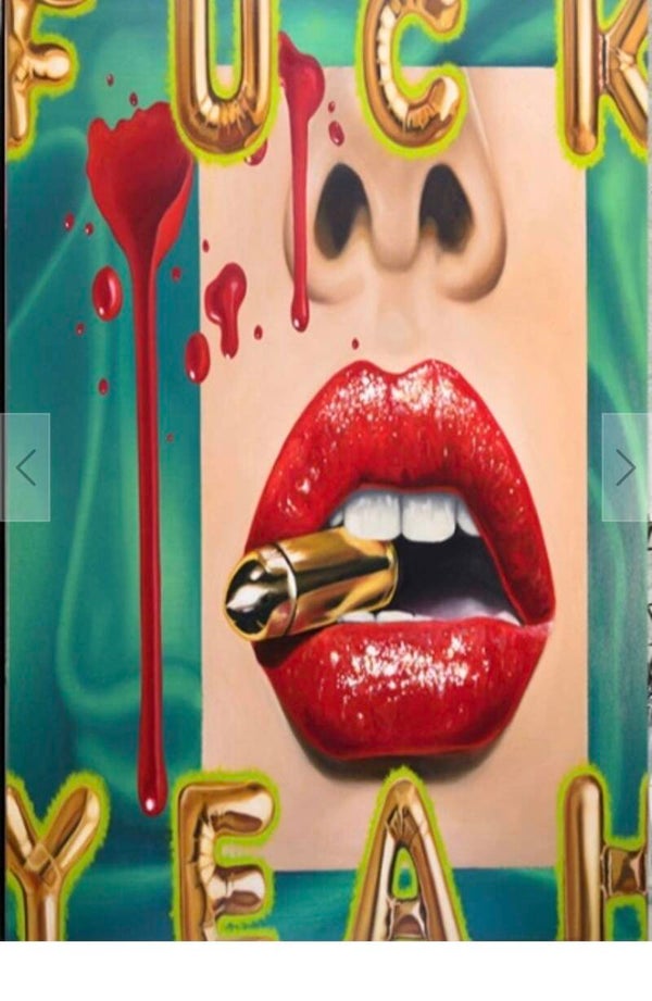 Diamond Painting -Canvas 50x40cm - Painting 45x35cm Lips