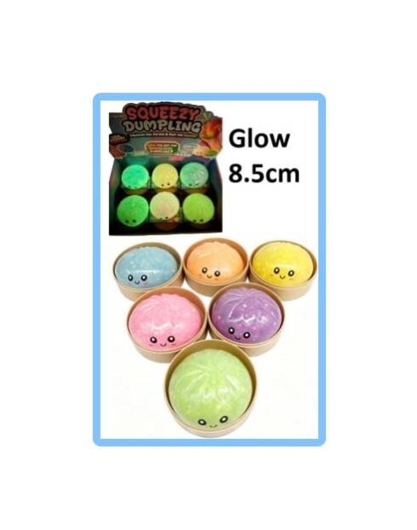 Squishy Dumpling 8,5 cm Glow in the dark