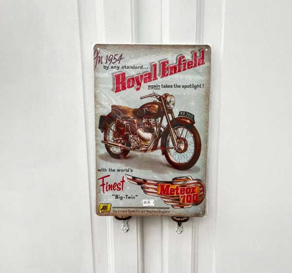 Royal Enfield metalen bordje