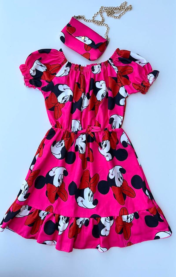 Jurk Minnie Mouse 122-128