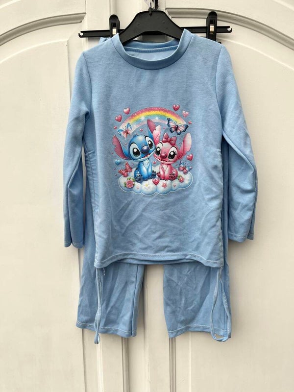 New Collection Stitch setje lichtblauw maat 98-104