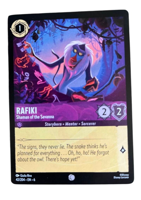 Rafiki Shaman of the savanna