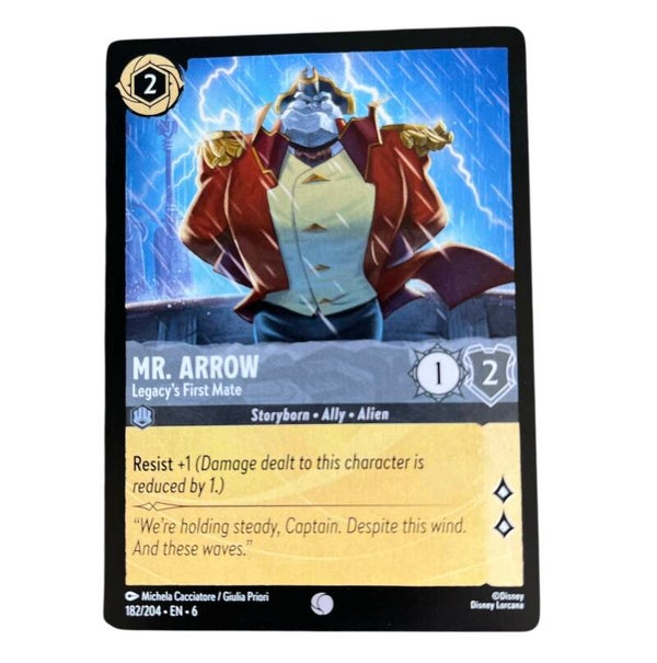 Mr Arrow Legacy’s first mate