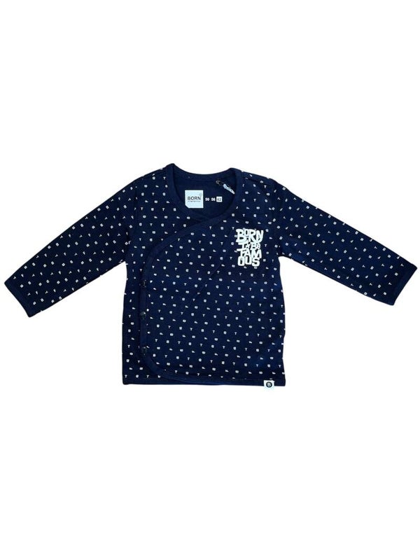 Overslag shirtje Born to be famous 62