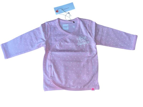 Overslag shirtje Born to be famous 62