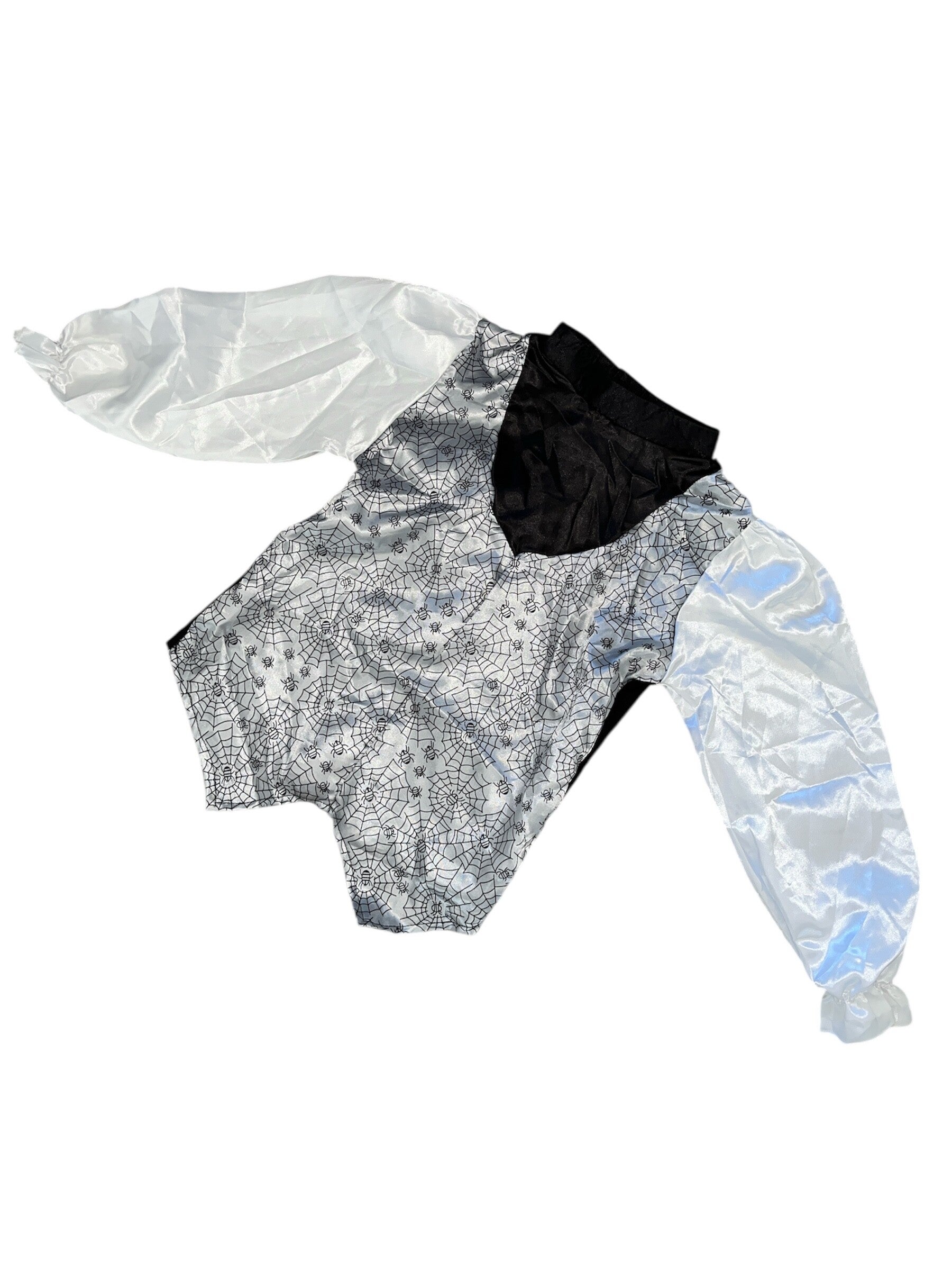Spinnenweb blouse Halloween 4-6 jaar