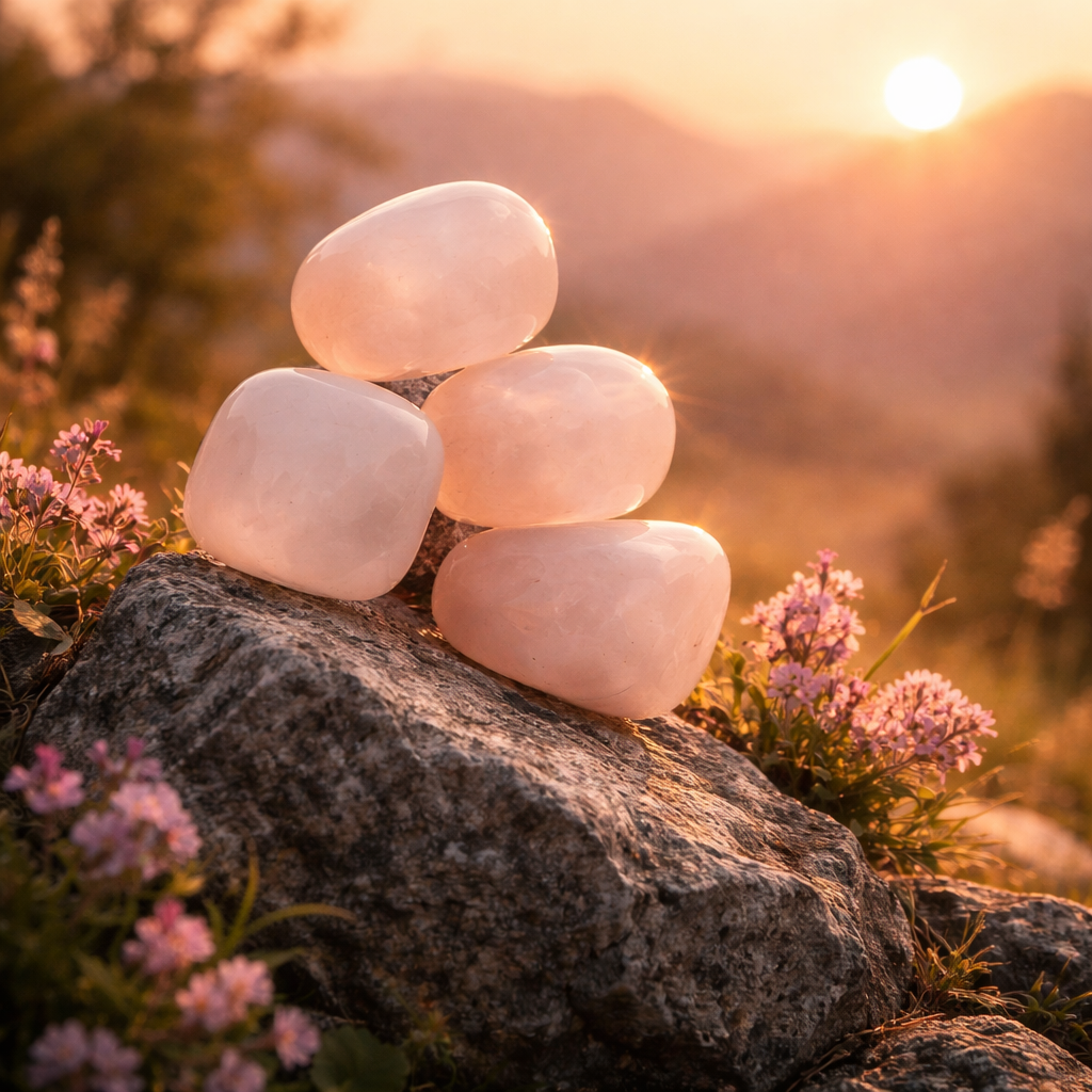 Quartz rose  Pierre de l’amour, du cœur et de la guérison émotionnelle