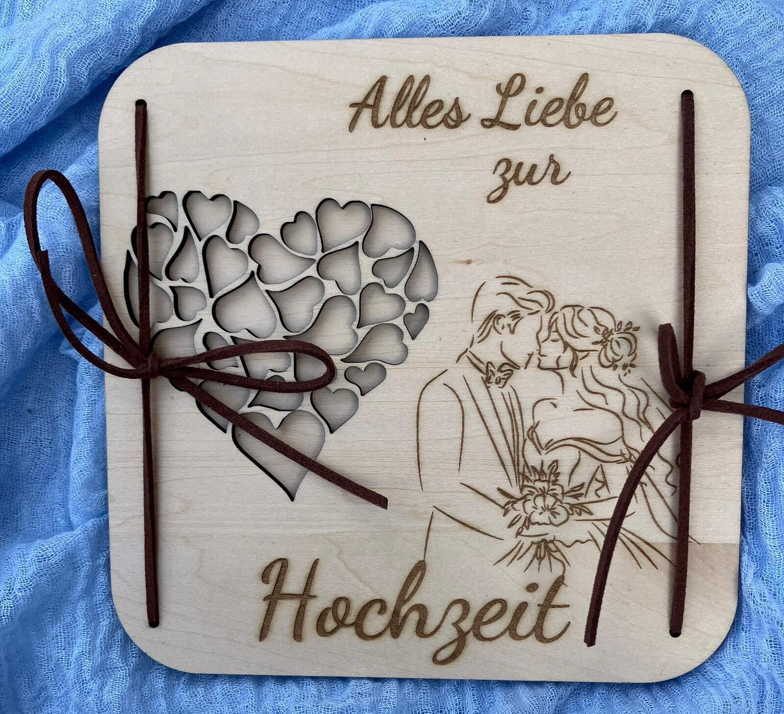 💍 Geldgeschenk-Karte „Alles Liebe zur Hochzeit“ – handgefertigt & mit Herz verschenkt