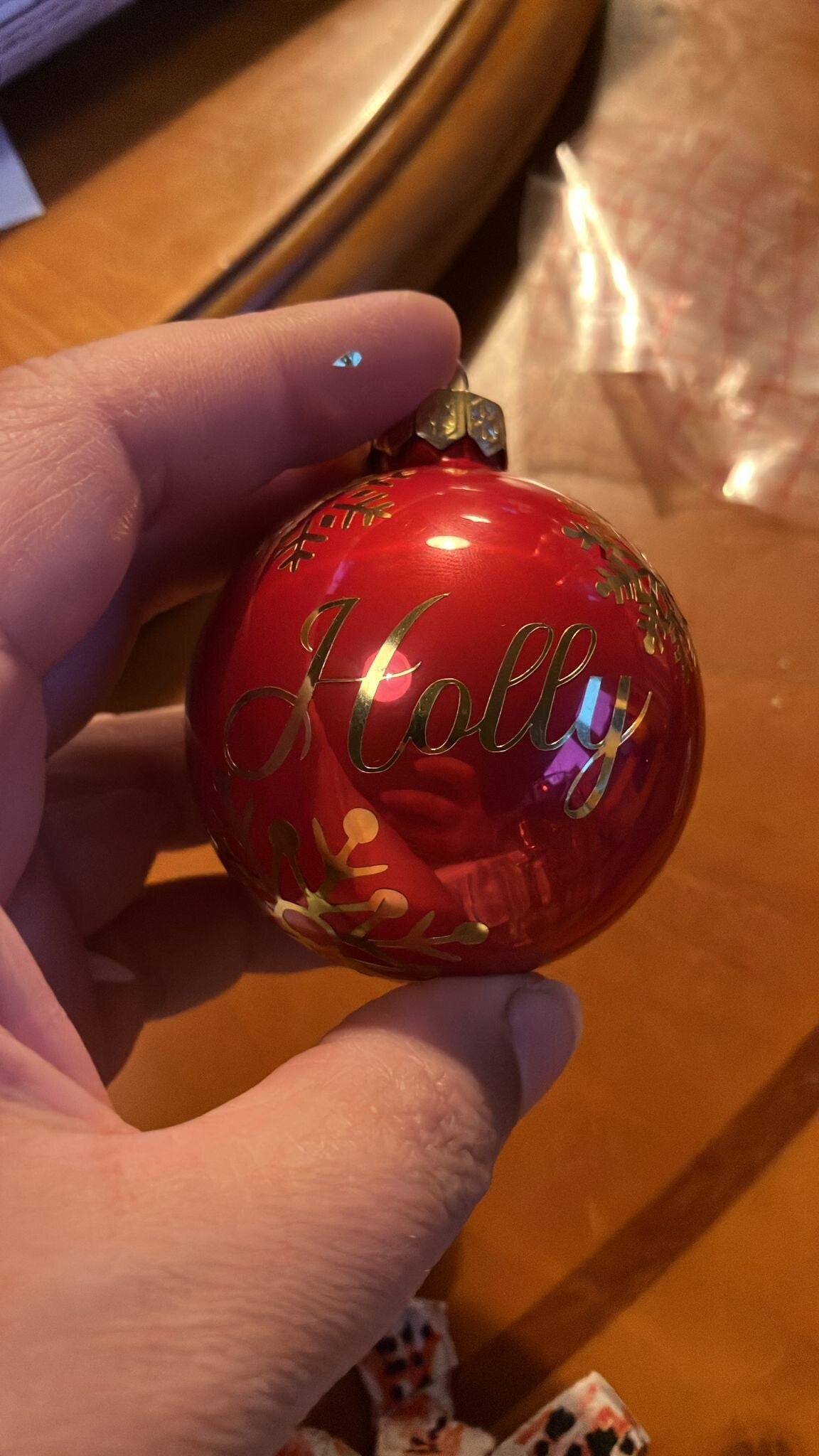 Personalisierte Weihnachtskugeln