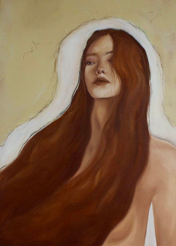 Aurelia Kunstdruck A3 I Realistisches Portrait