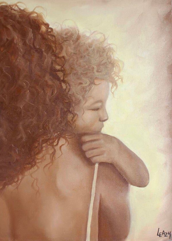Motherhood Kunstdruck A3 | Mutter und Kind