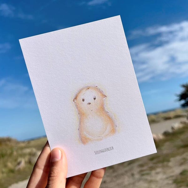 Seelenglücklich · Postkarte