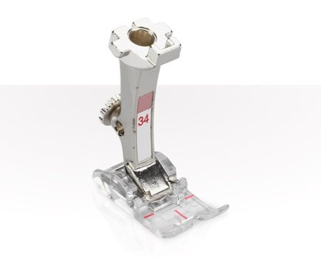 Bernina terugtransportvoet met transparante zool #34