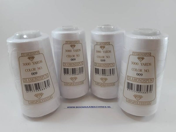 Lockgaren wit (per 4 stuks)