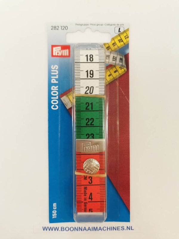 Meetlint / centimeter met drukknoop (Prym)