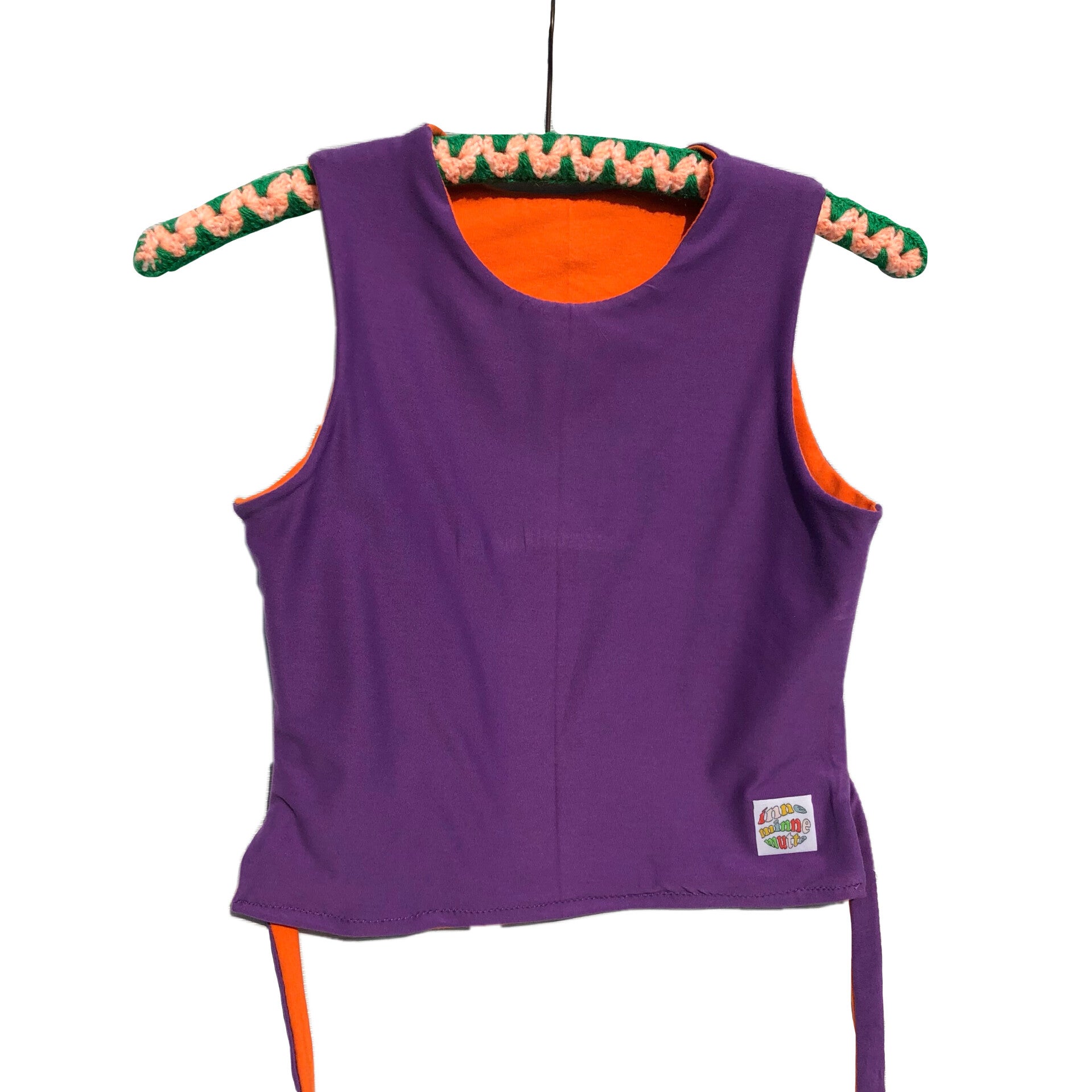 Orange/purple top