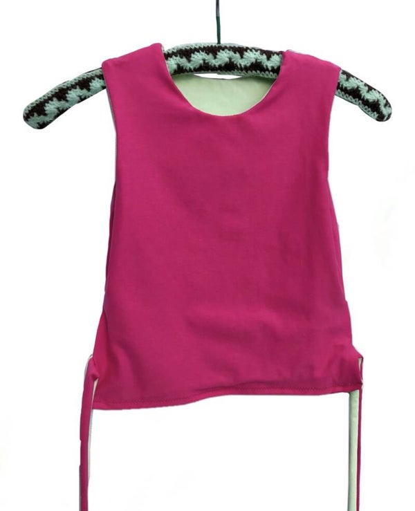 Mint green/pink top