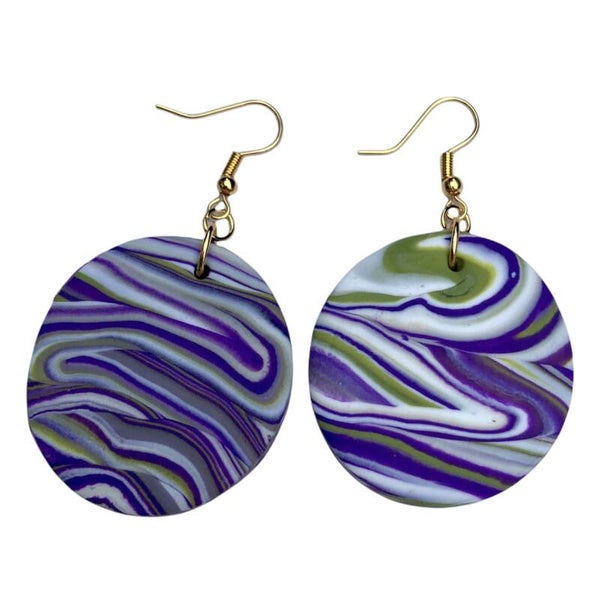 Swirl earrings - Pluto