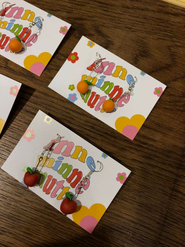 Fruit earrings