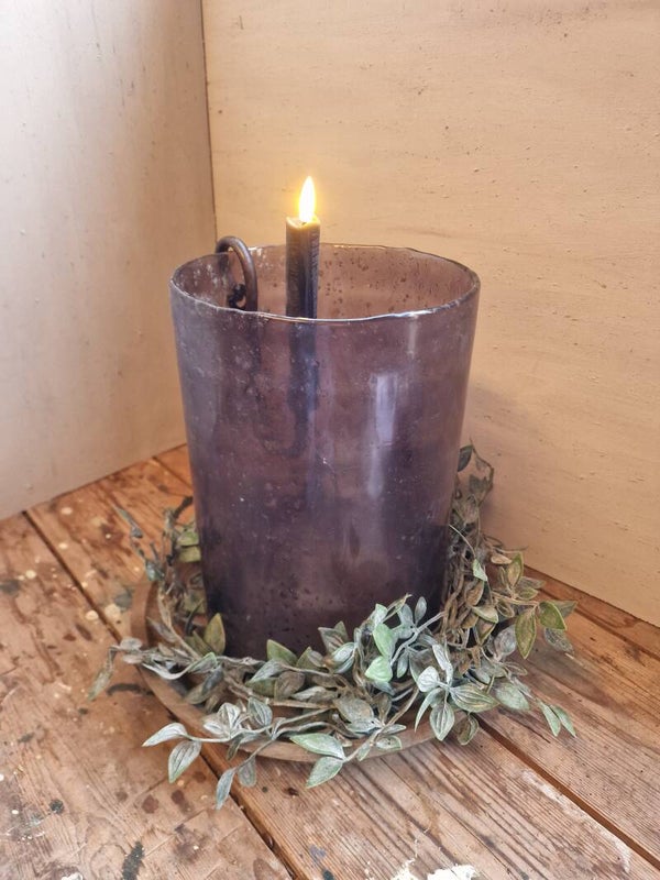 Bubbelwindlicht met kandelaar