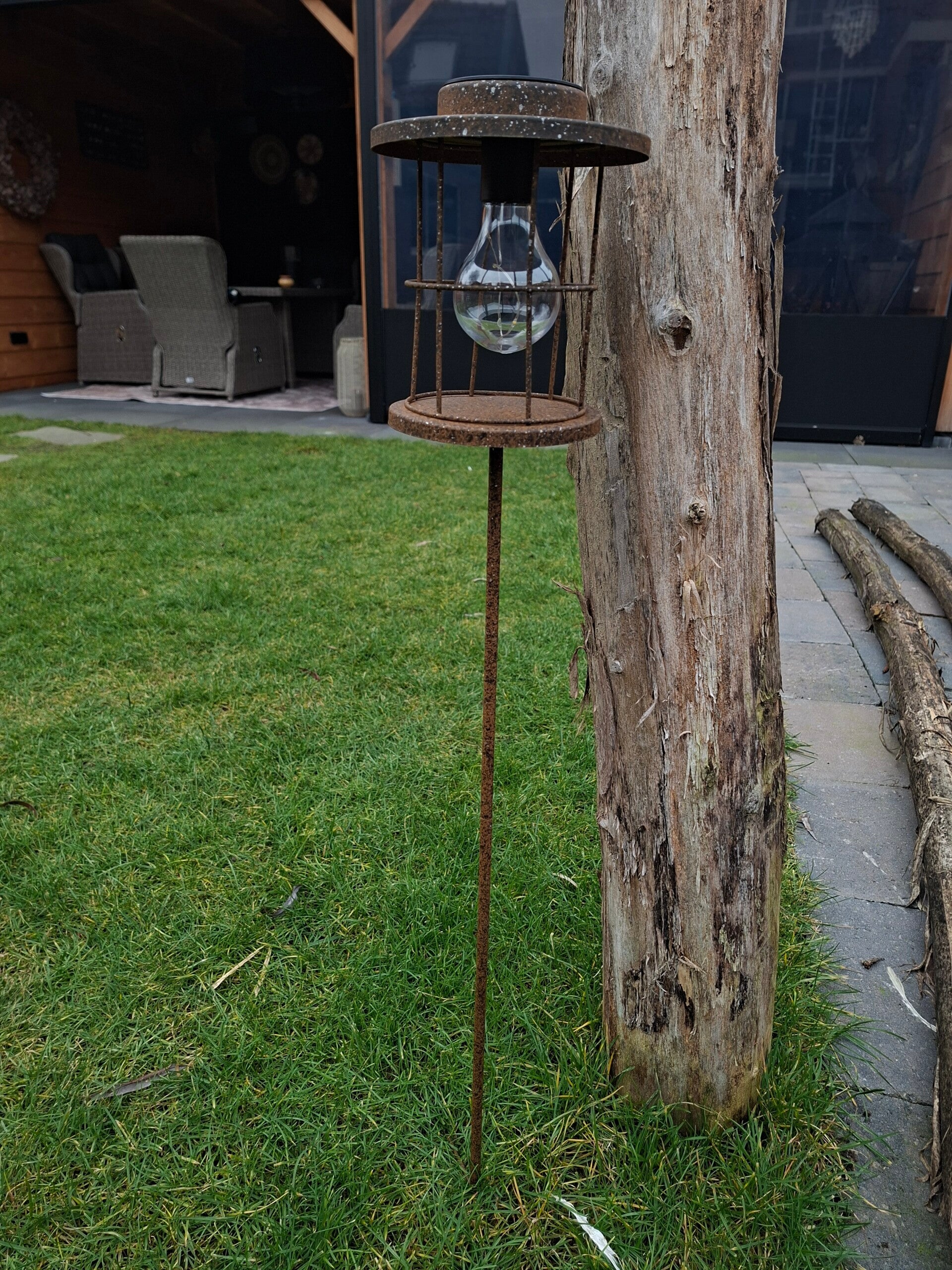 Solar tuinverlichting 'roest'