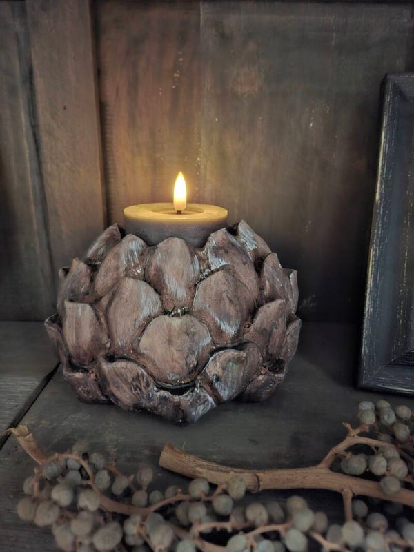 Waxinelichthouder artisjok
